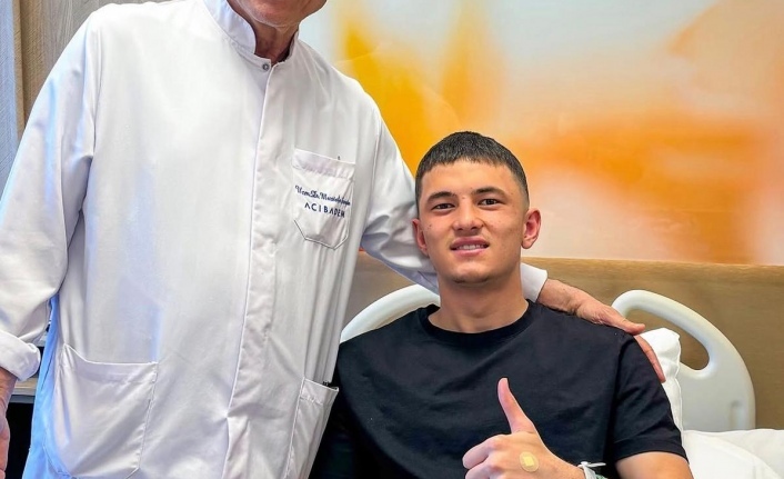 Futbolcumuz Taha Emre İnce başarılı bir operasyon geçirdi
