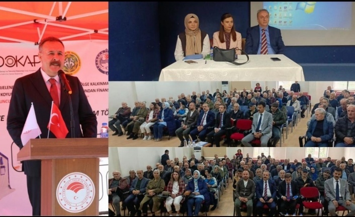 İl müdürü kaplan katılımcı bilgilendirdi.