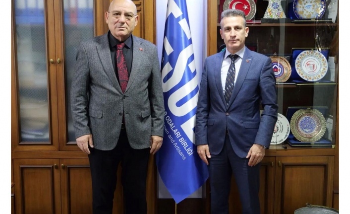 Defterdar Yaşar Başkan Kara’yı ziyaret etti.