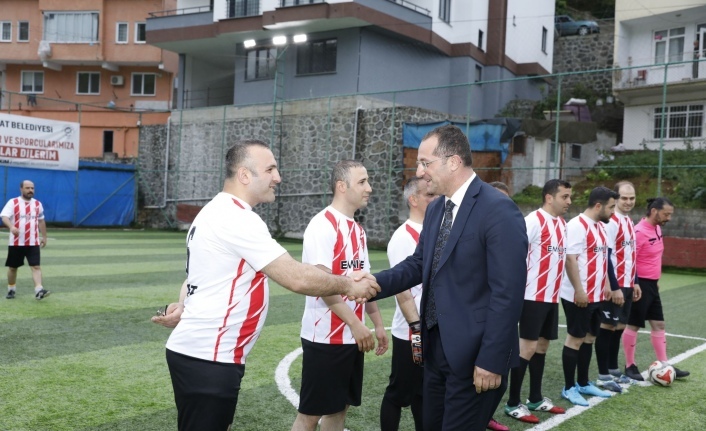 Kazım Kolot Sezonu Kurumlar Arası Futbol Turnuvası, Başkan Ekim’in Başlama Vuruşuyla Başladı