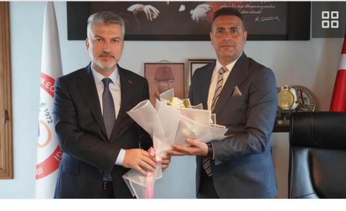 Başkan Dr mumcu Ecz. başer’i ziyaret etti.