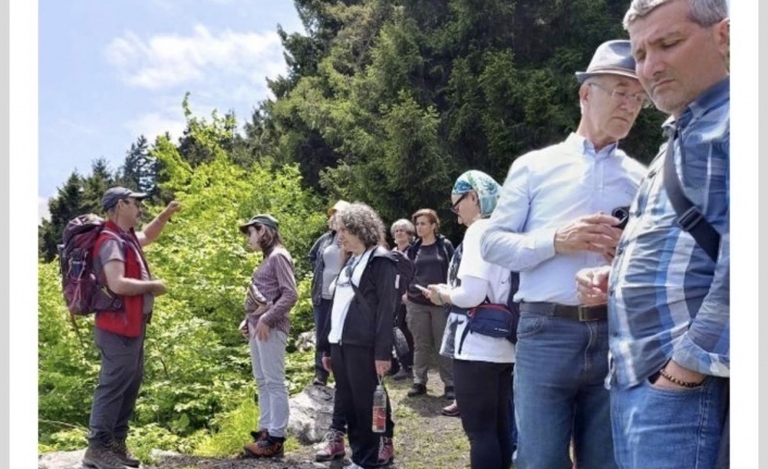 Doğa banyosu etkinliği düzenlendi.