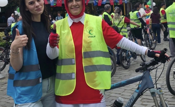 VATANDAŞLAR PEDAL ÇEVİRDİ