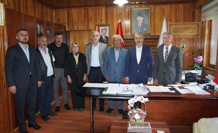 İl Başkanı mumcu başkan beşel’i ziyaret etti.