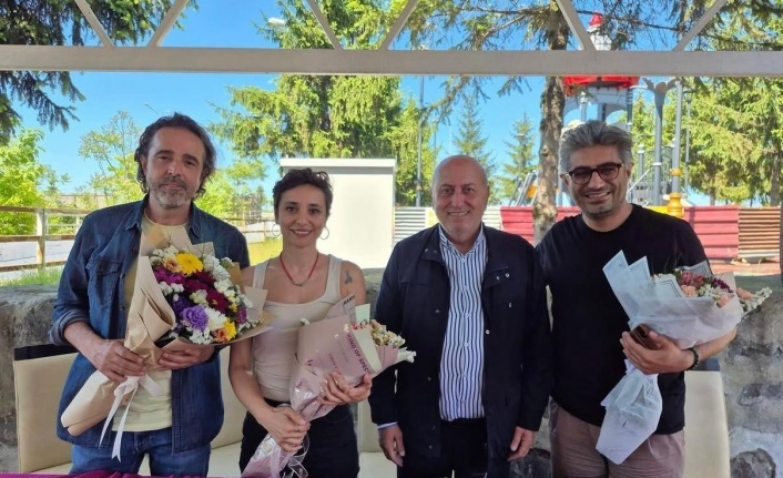Başkan Çahit Erdem ağırladı.