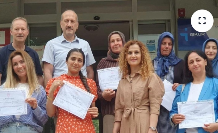 Destek elemanları sertifikalarını aldılar