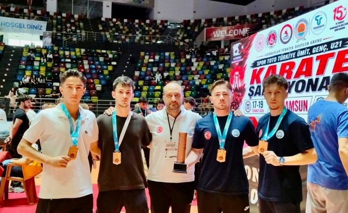 ORTAHİSAR BELEDİYESİ KARATE TAKIMI, TÜRKİYE ÜÇÜNCÜSÜ OLDU
