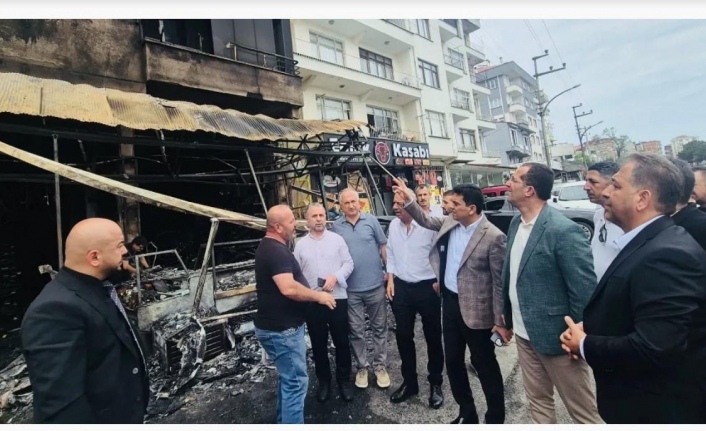 Sele Market’e destek ziyareti.