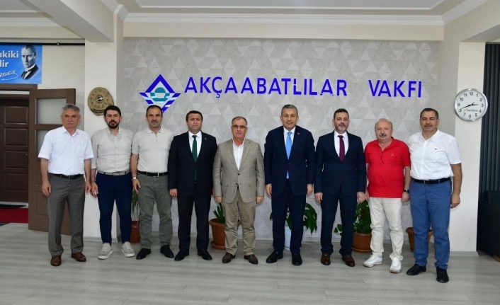 Vali Şahin ve kaymakam Ocak Başkan er başaran’ıziyaret etti.