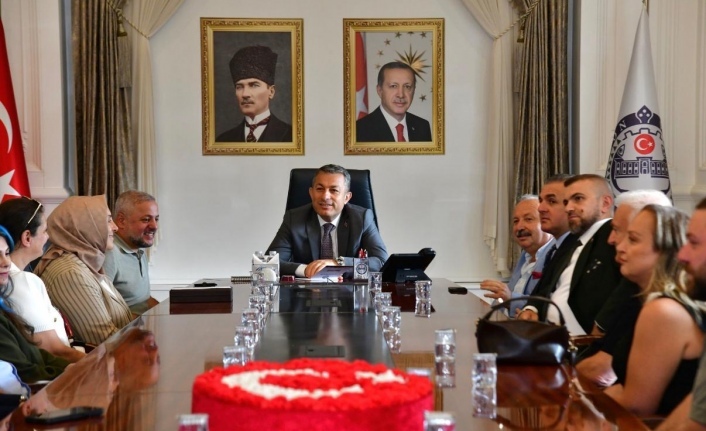 Vali Şahin’i ziyaret