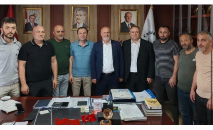 Başkan keleş Çarşıbaşı küçük Sanayi Sitesi yapılacak.