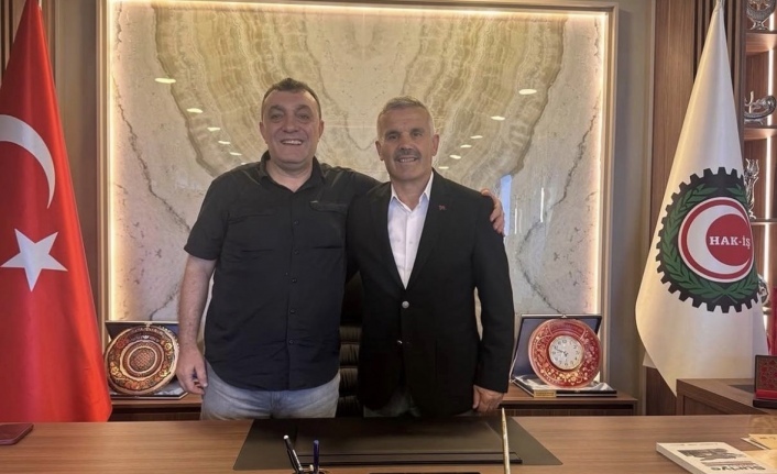 Av.Çavuşoğlu Başkan Erbaşaran’ı ziyaret etti.