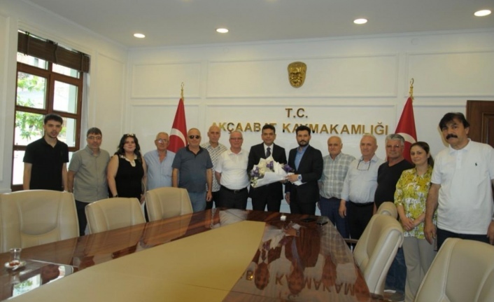 Başkan köroğlu kaymakam Şahin’i ziyaret etti