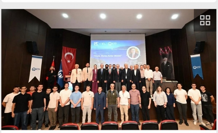 KTÜ’de emekli tüm amiral Cihat yaycı konuştu.