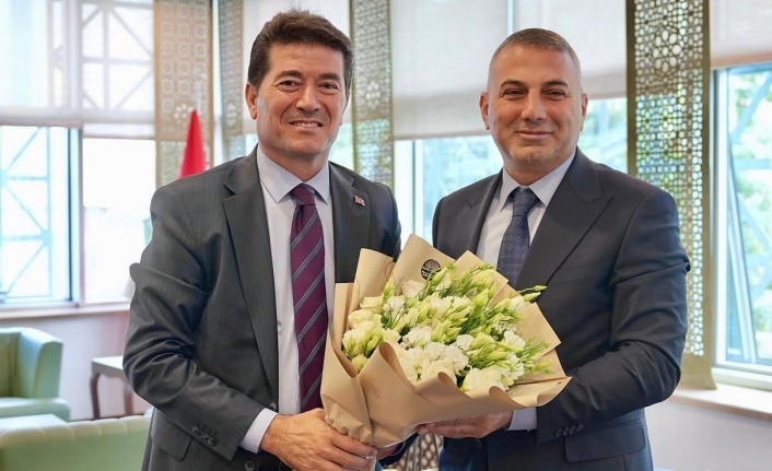 Başkan Kaya Kaymakam Kotan’ı ziyaret etti