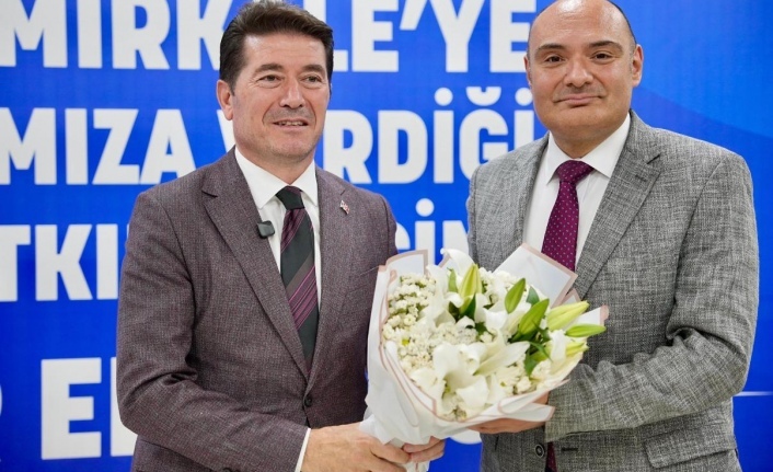 Kaymakam Demirkale Başkan Kaya’ya veda etti