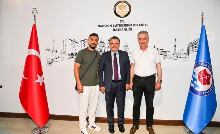 Başkan av genci ziyaret.