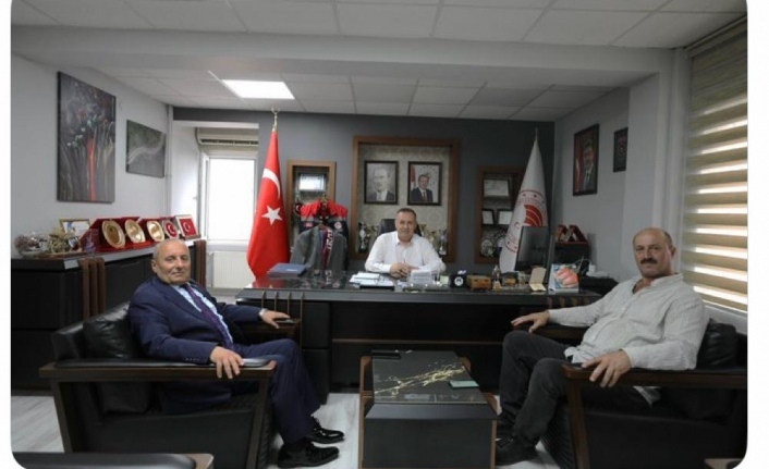 Başkan Çoban il müdürü kaplan’ı ziyaret etti