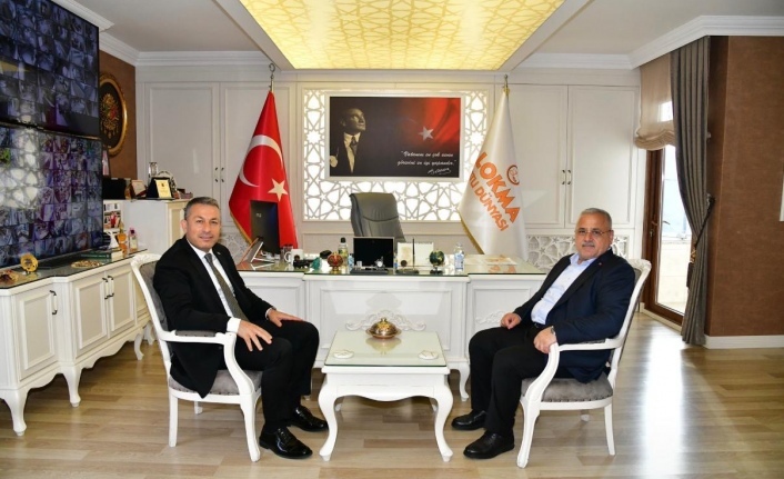Vali Şahin Başkan Aktürk’ü ziyaret etti