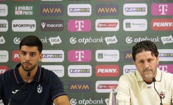 Fatih Tekke ve futbolcumuz Cenk Özkacar basın toplantısı düzenledi
