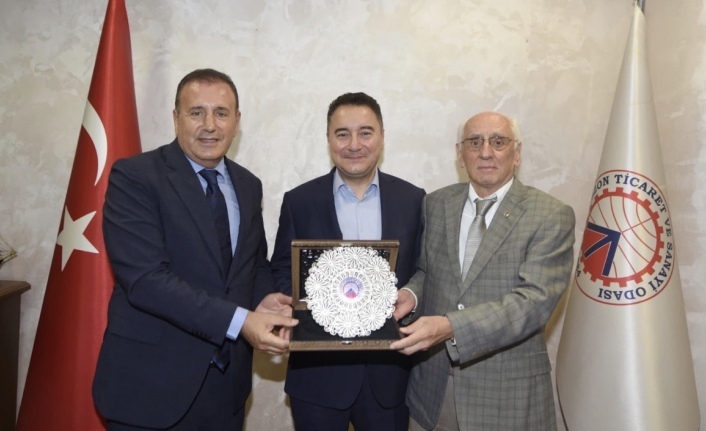 DEVA Partisi Genel Başkanı Babacan'dan TTSO'ya ziyaret