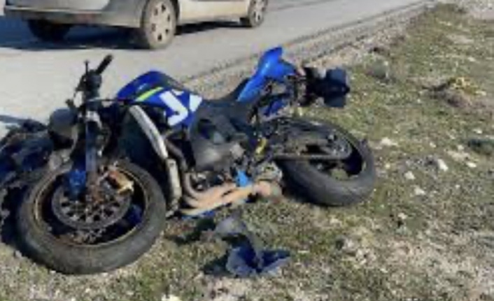 Ortahisar‘da motosiklet kazası 2.Yaralı.