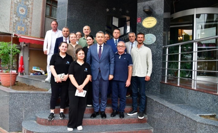 Vali Şahin Başkan Aktürk’ü ziyaret etti