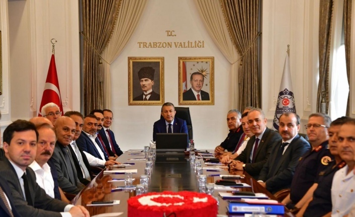 Vali Şahin il Spor güvenlik toplantısını yaptı.