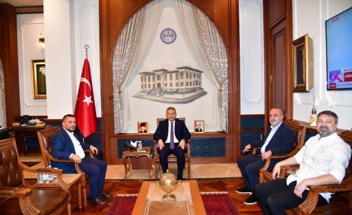 Başkan Yılmaz Vali Şahin’i ziyaret etti