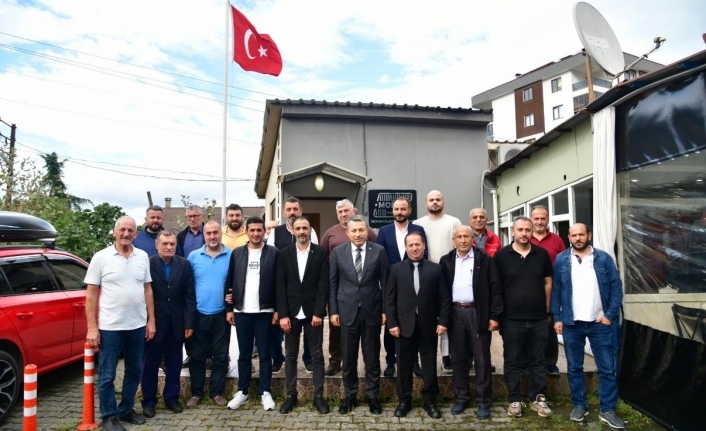 Vali Şahin yomra Mobilyacılar Sitesi‘nde