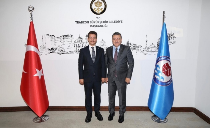 Kaymakam ağlamaz Başkan Genç’i ziyaret etti