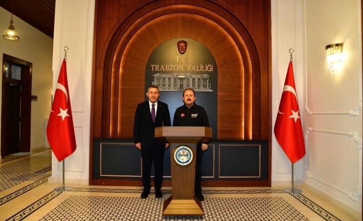 AFAD başkanım pehlivan Vali Şahin’i ziyaret etti