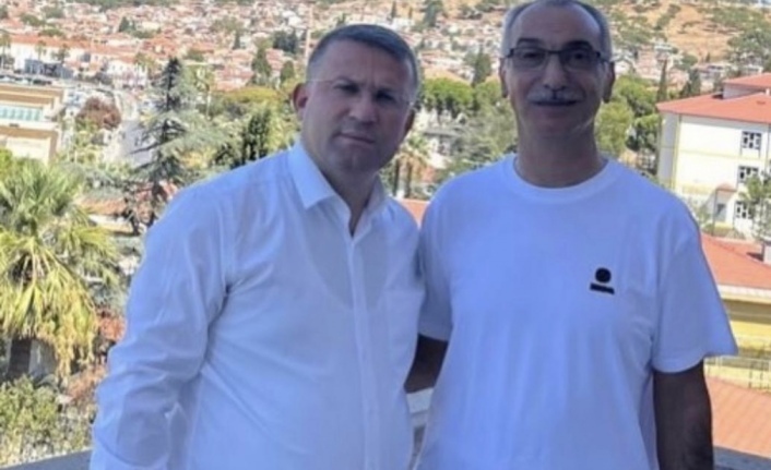 İş insanı güneş kaymakam cimşit’i ziyaret etti