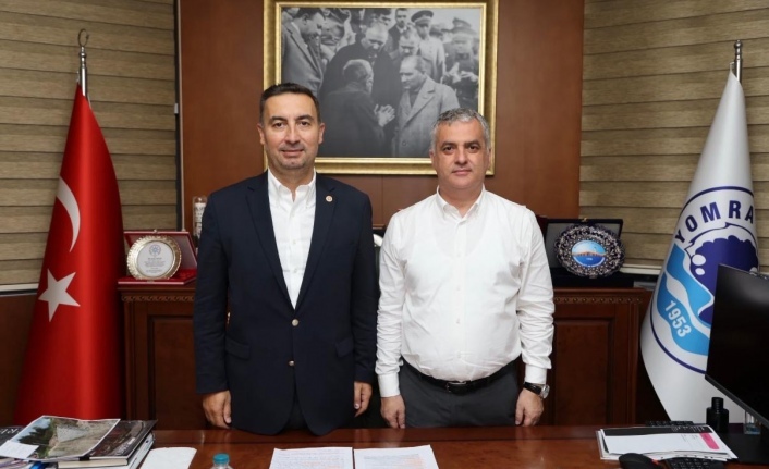 Milletvekili akburak Başkan bıyık’ı ziyaret etti