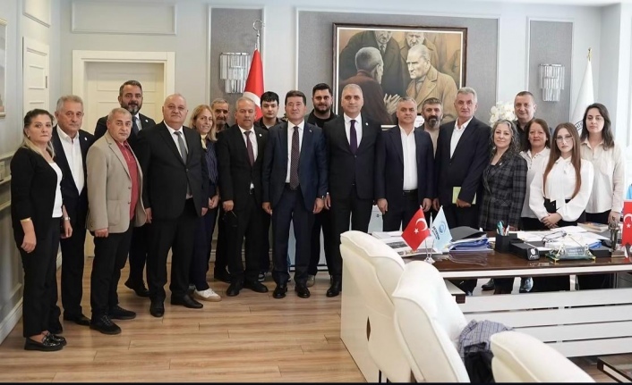 Başkan Batmaz Başkan Kaya’yı ziyaret etti.