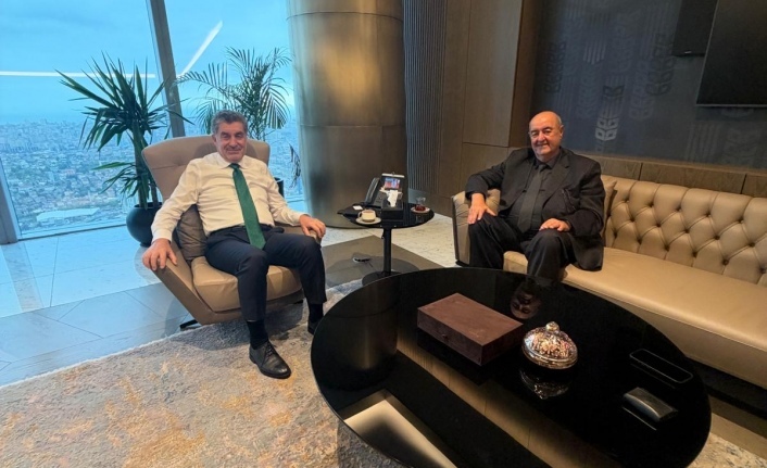 Başkan Cantimur Başkan emiroglu’nu kabul etti.