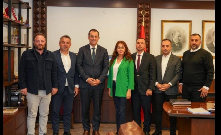 Başkan tiryaki başkan Ekim’i ziyaret etti.