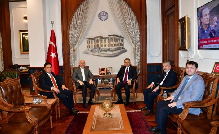 Başkan Karaismailoğlu vali Şahin’i ziyaret etti.