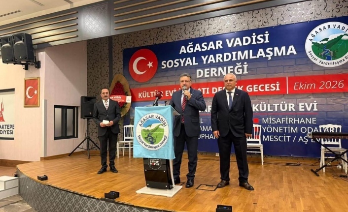 BAŞKAN GENÇ'TEN AĞASAR KÜLTÜR EVİ'NE DESTEK