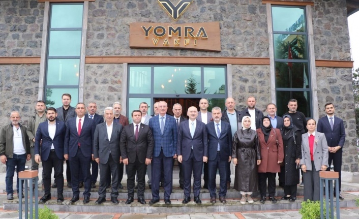 Yomra vakfıı’na ziyaret.
