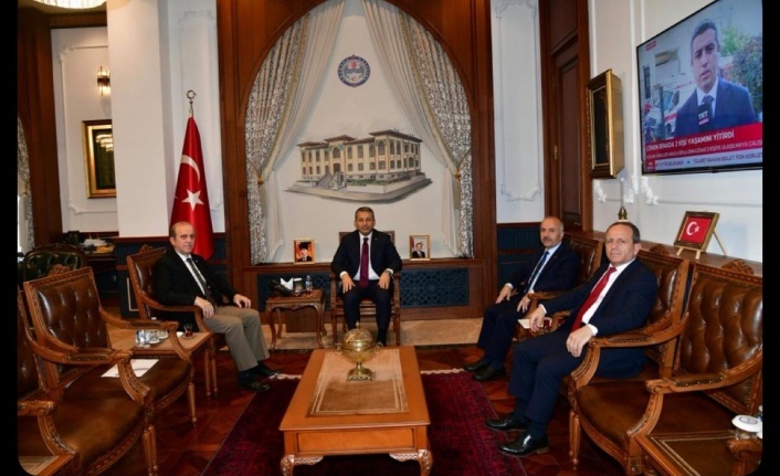 Rektörler Vali Şahin’i ziyaret ettiler