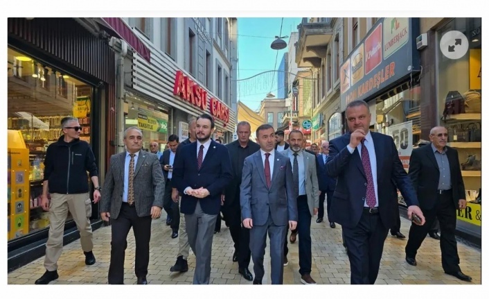 Genel Başkan yardımcısı Özatıcı esnaf gezisi yaptı.