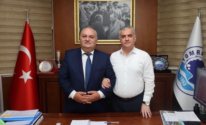 Başkan Emirzeoğlu Başkan bıyık’ı ziyaret etti
