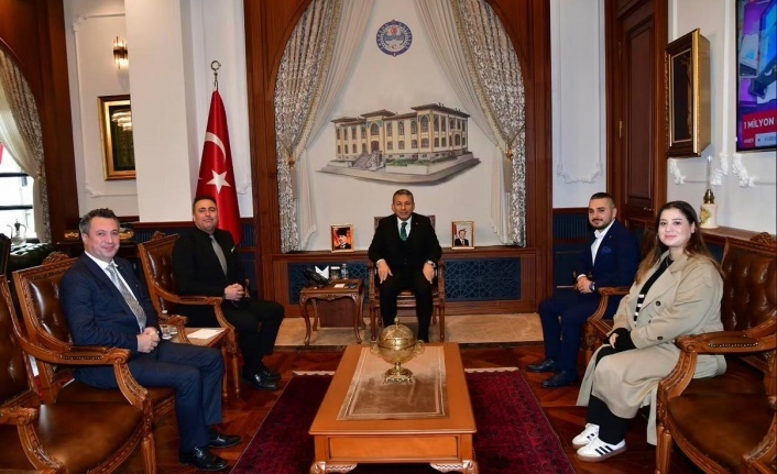 Başkan Başer Vali Şahin’i ziyaret etti.