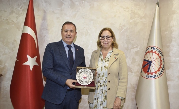 İsveç Büyükelçi Yardımcısı Zimmerdahl’dan TTSO’ya ziyaret