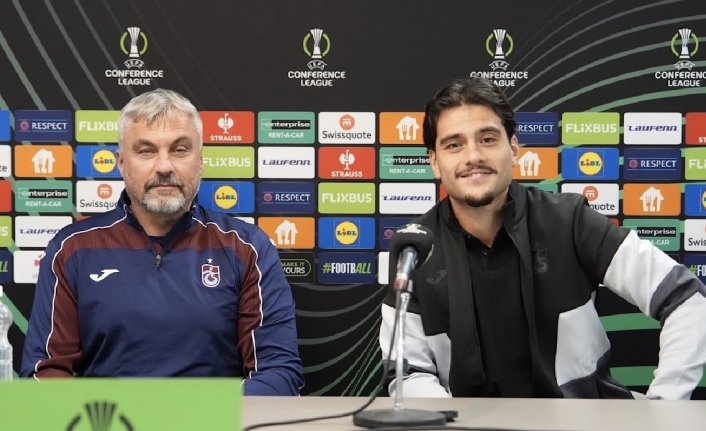 Thomas Reis ve futbolcumuz Aral Şimşir basın toplantısı düzenledi