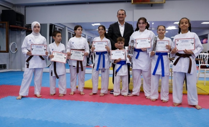 Minik sporcularımızın kuşak heyecanına ortak olduk.