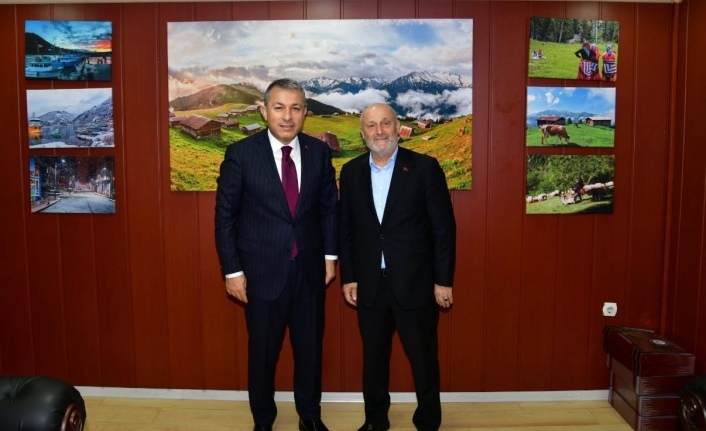 Vali Şahin Başkan  Keleş’i ziyaret etti.