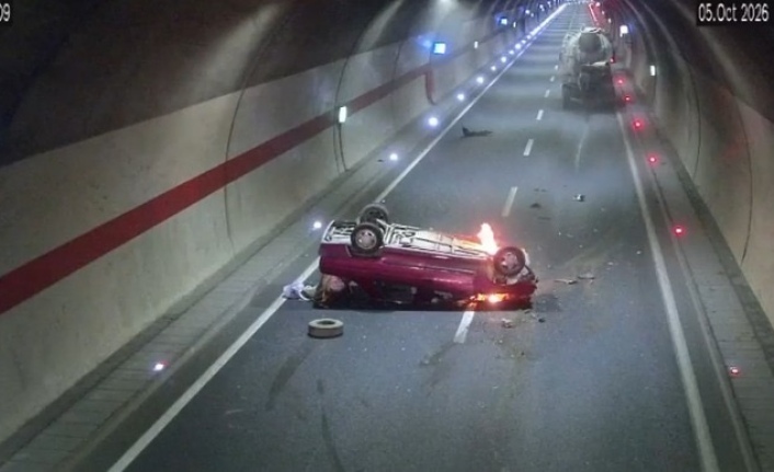 Zigana tünelinde Trafik kazası 1.ölü.