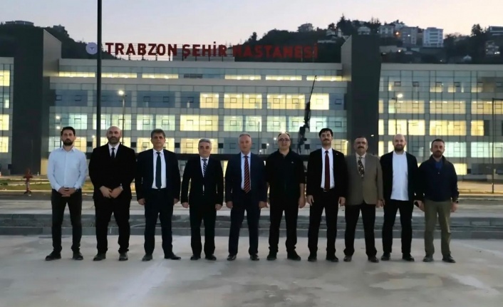 Genel müdür Doç.Dr demirkol Şehir hastanesinde.